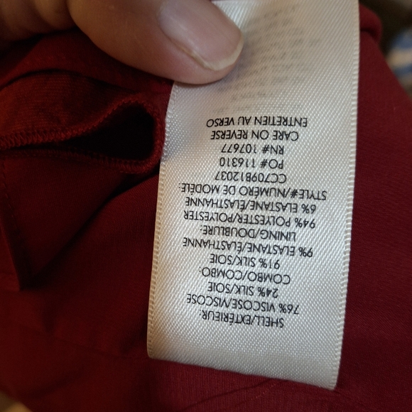 Alice + Olivia Vanessa Sultry Red Velvet Ruffle Sleeveless Camisole Tank Top. - Picture 12 of 15